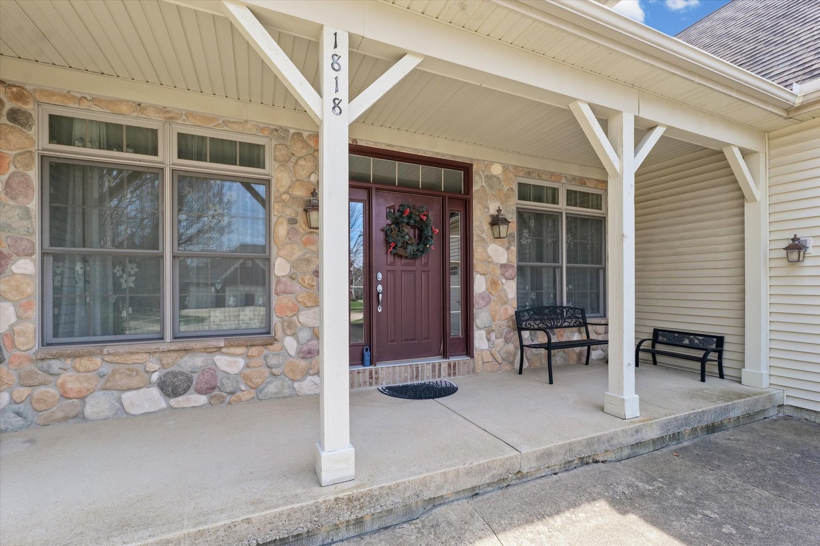 1818 Benodot Street Champaign, IL 61822 - Photo 4 of 41 a view of front door of house with outdoor seating