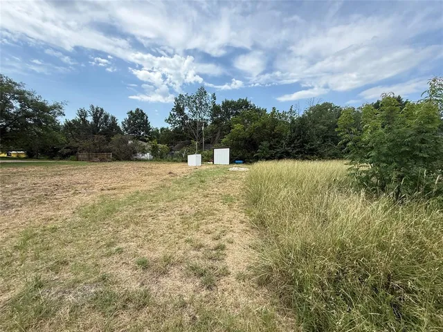 a view of open space with yard