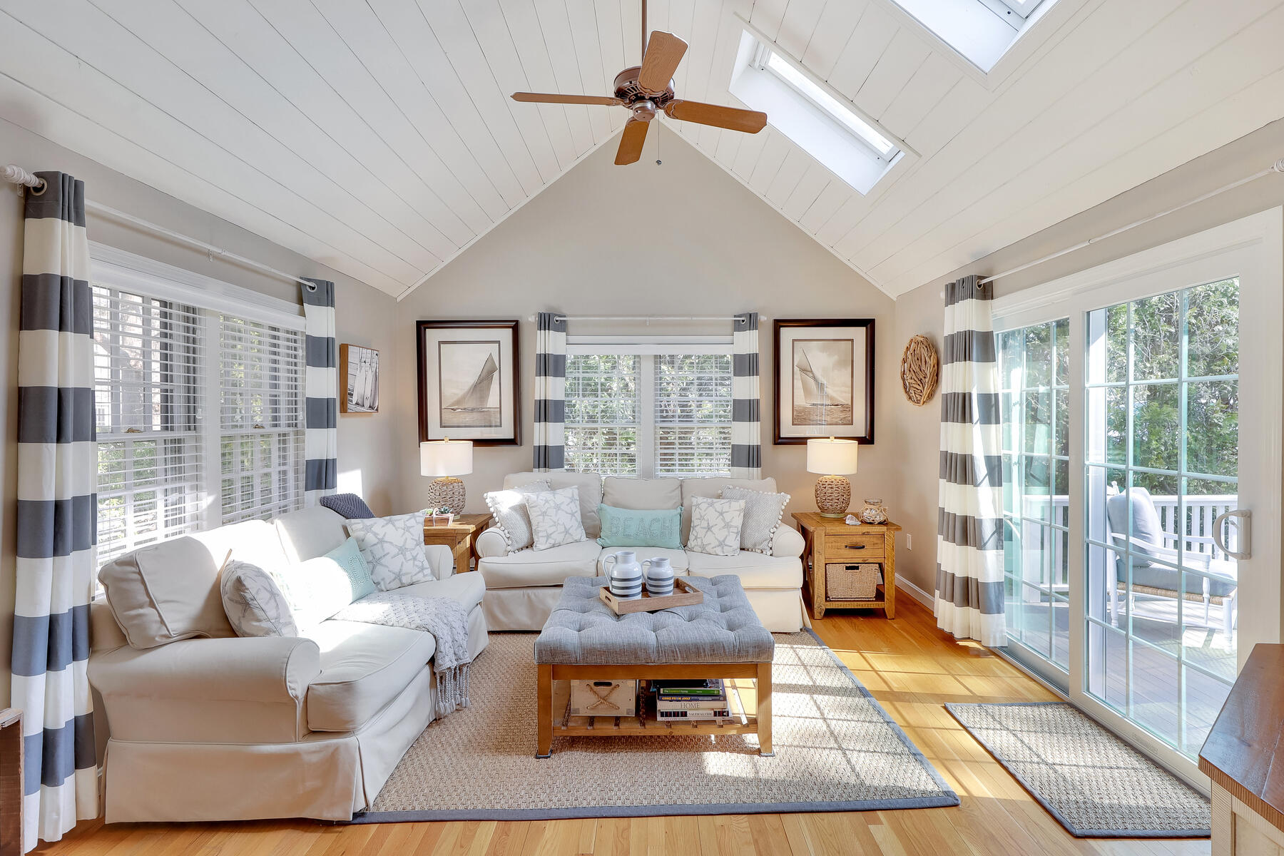 53 Kelley Road West Harwich, MA 02671 - Photo 17 of 43 a living room with furniture and a floor to ceiling window