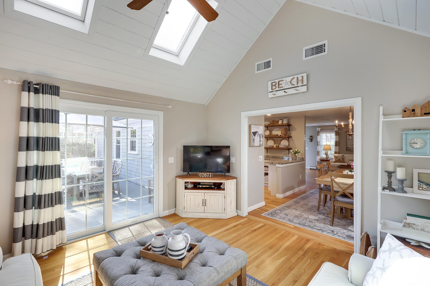 53 Kelley Road West Harwich, MA 02671 - Photo 19 of 43 a living room with furniture and a flat screen tv