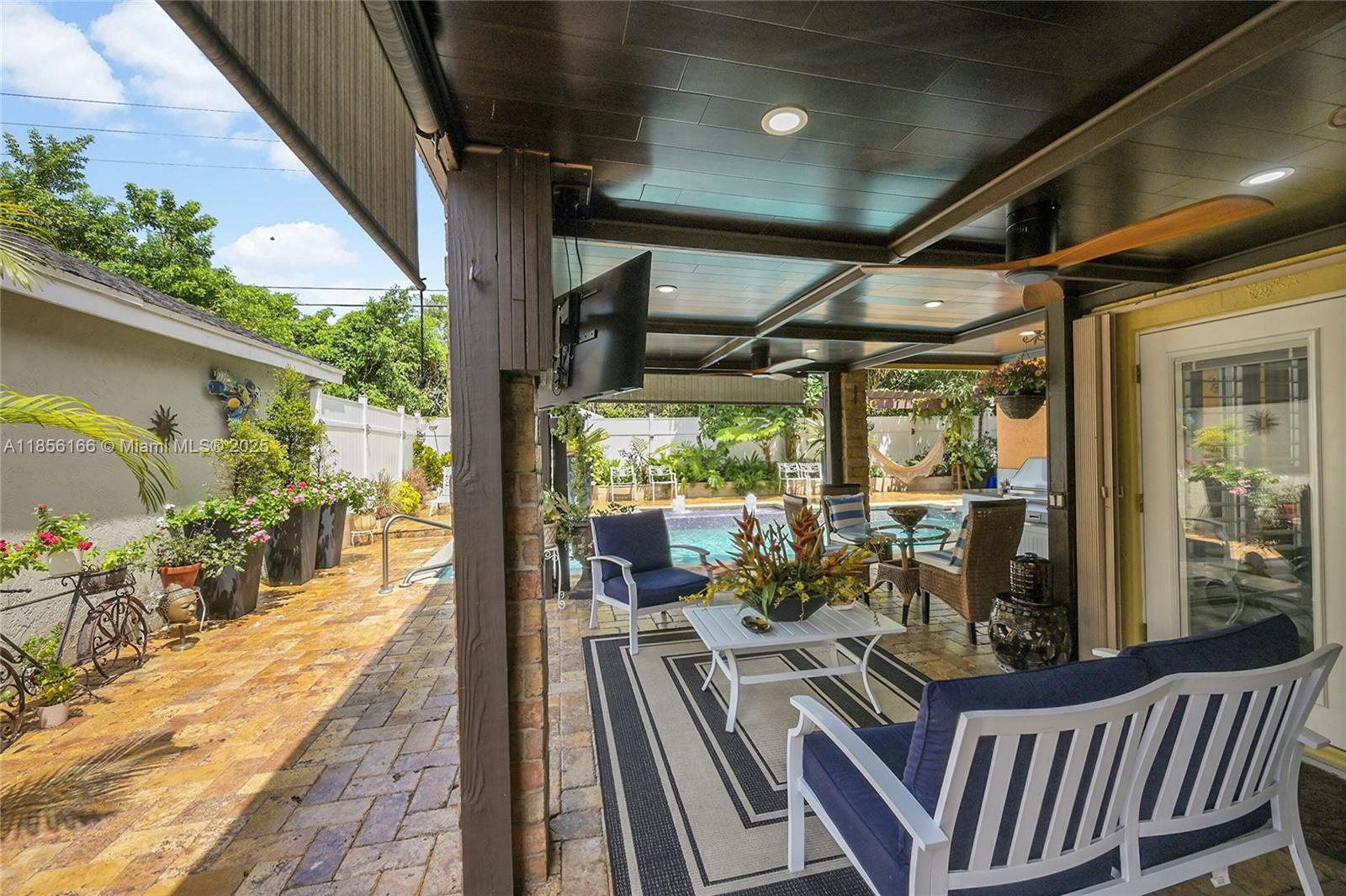 9398 Aegean Drive Boca Raton, FL 33496 - Photo 48 of 61 a view of a porch with furniture
