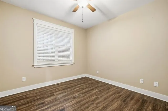 wooden floor in an empty room
