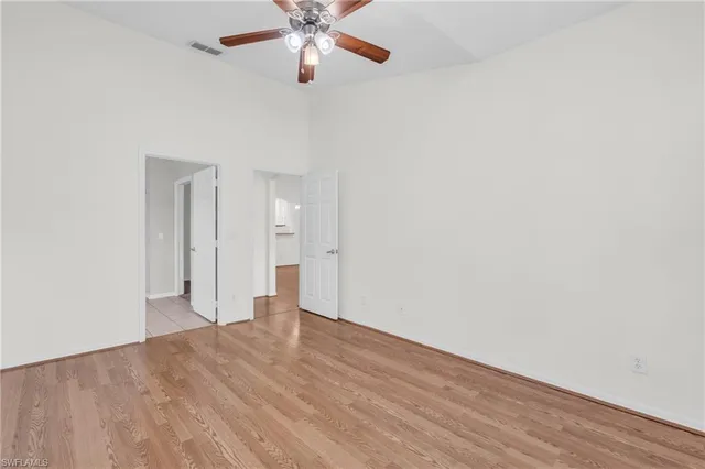 wooden floor in an empty room