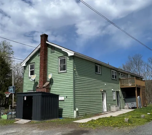 a front view of house