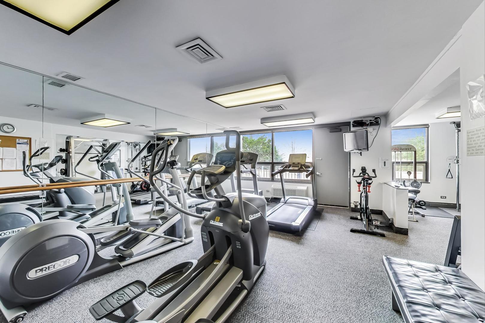 5733 North Sheridan Road, Unit 29D Chicago, IL 60660 - Photo 38 of 40 a view of a room with gym equipment