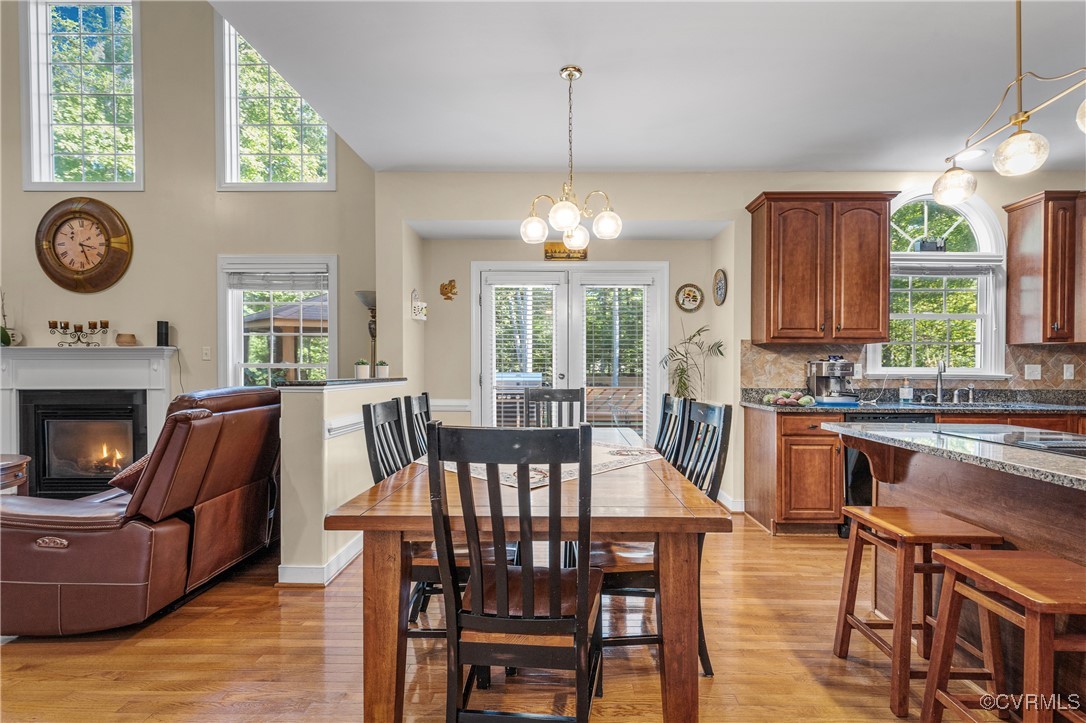 3541 Kings Farm Drive Midlothian, VA 23113 - Photo 11 of 49 a view of a dining room with furniture window and outside view