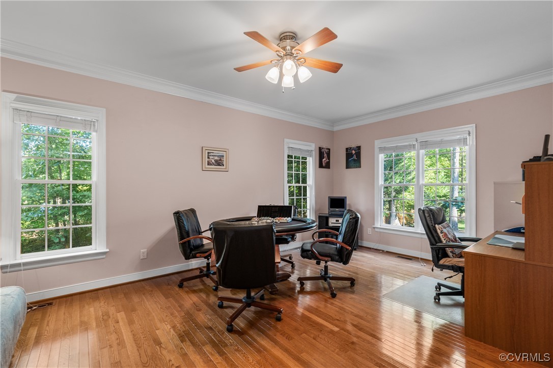 3541 Kings Farm Drive Midlothian, VA 23113 - Photo 19 of 49 a view of a livingroom with workspace and a window