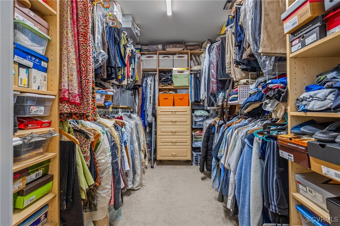 3541 Kings Farm Drive Midlothian, VA 23113 - Photo 25 of 49 a view of walk in closet with clothes and shoes