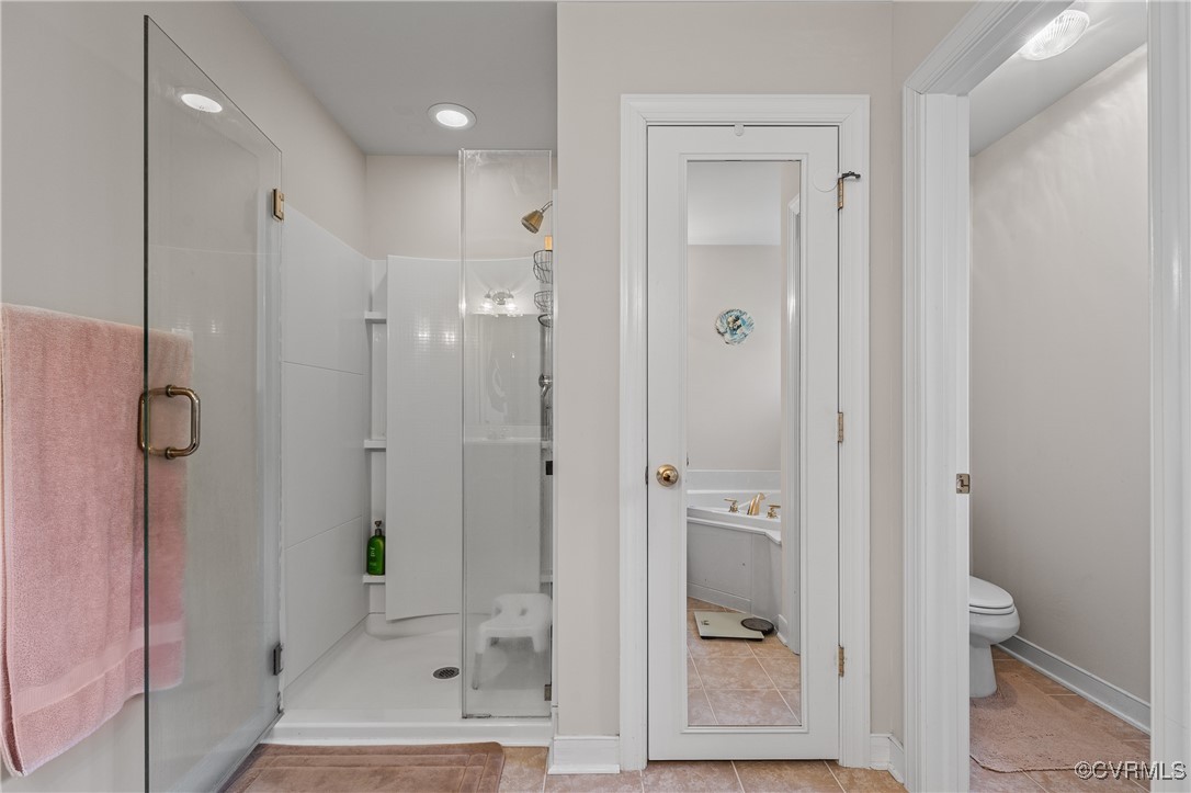 3541 Kings Farm Drive Midlothian, VA 23113 - Photo 27 of 49 a bathroom with a shower and a sink