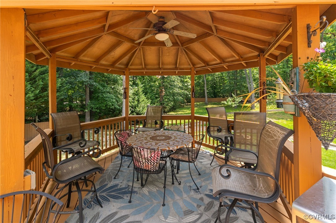 3541 Kings Farm Drive Midlothian, VA 23113 - Photo 42 of 49 a view of a chair and table on the deck