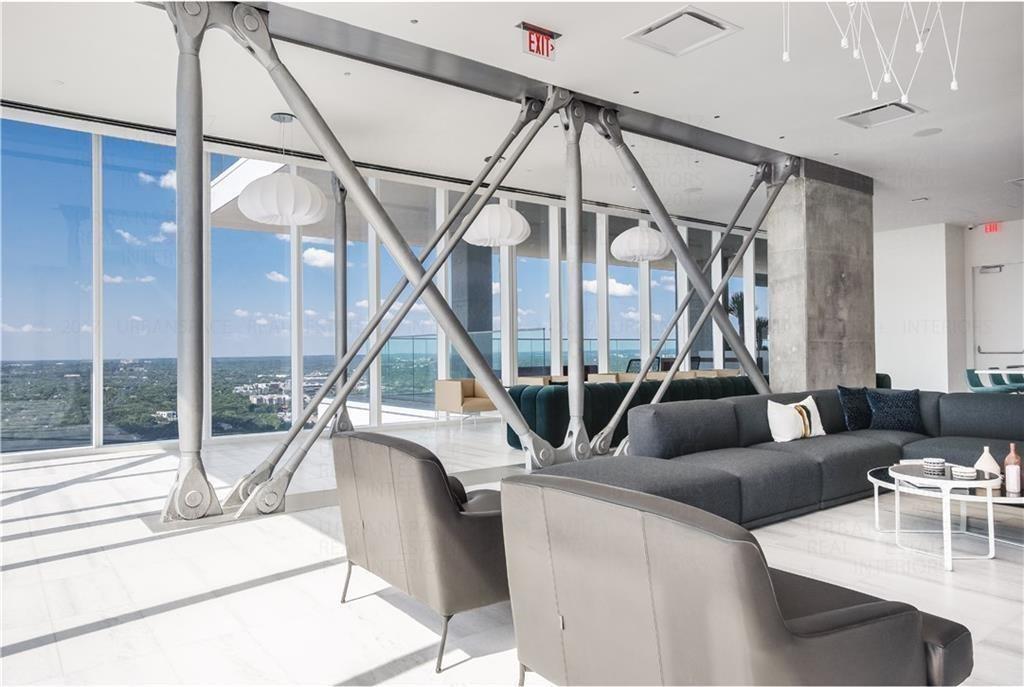 301 West Avenue, Unit 1502 Austin, TX 78701 - Photo 18 of 26 Living room with expansive windows