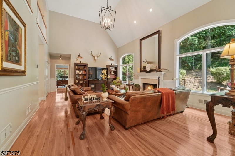 14 Broadway Road Warren, NJ 07059 - Photo 14 of 45 a living room with fireplace furniture and a large window
