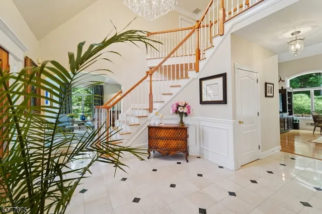 a view of entryway with a front door