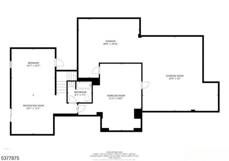 14 Broadway Road Warren, NJ 07059 - Photo 43 of 45 a picture of a bathroom with a refrigerator