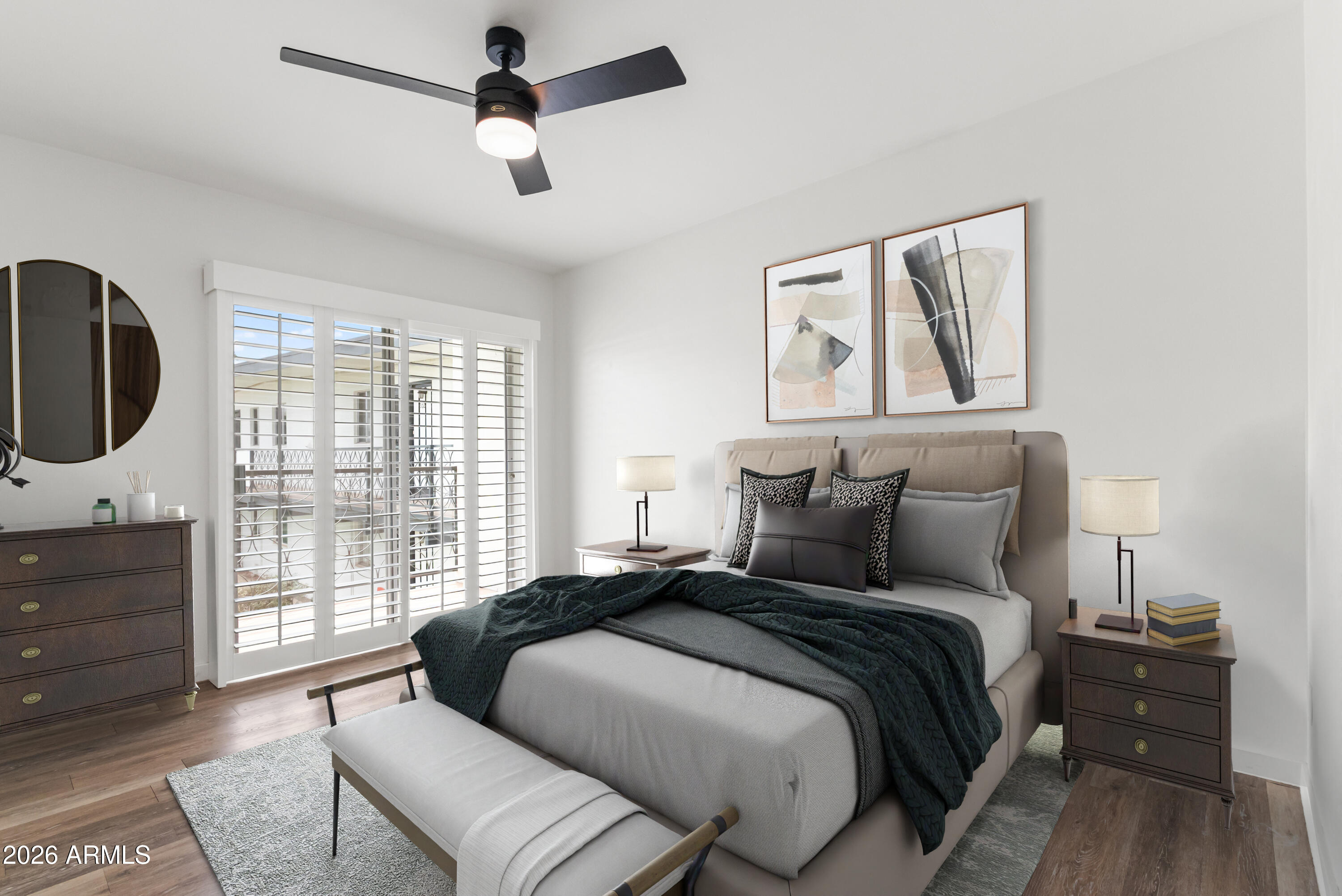 3242 East Camelback Road, Unit 204 Phoenix, AZ 85018 - Photo 16 of 42 Primary Bedroom_Virtual Staging