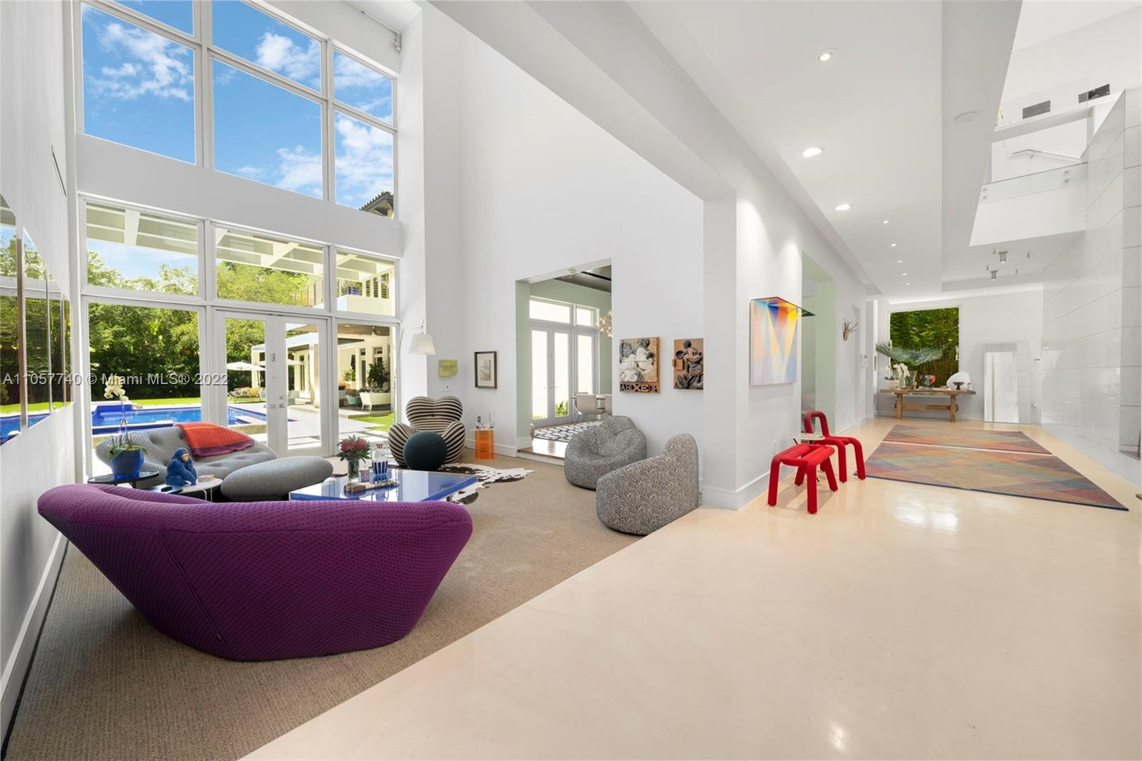 5030 Davis Road Miami, FL 33143 - Photo 3 of 29 a living room with furniture and a large window