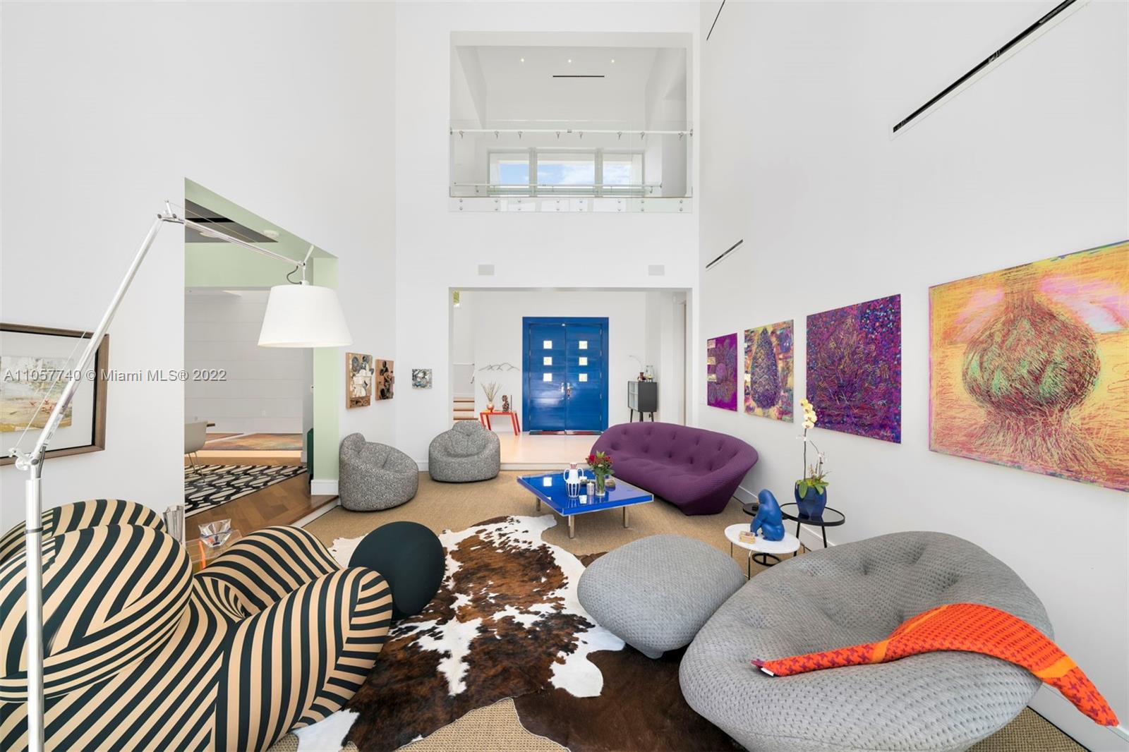 5030 Davis Road Miami, FL 33143 - Photo 4 of 29 a bedroom with furniture and a fireplace