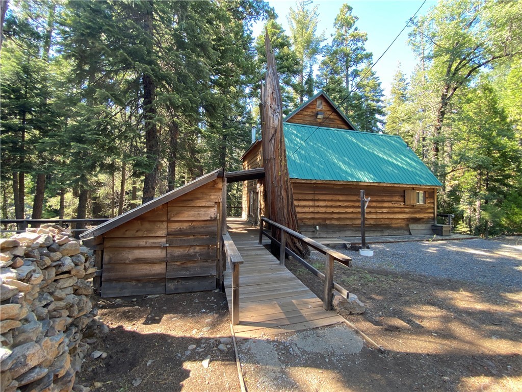 front of property