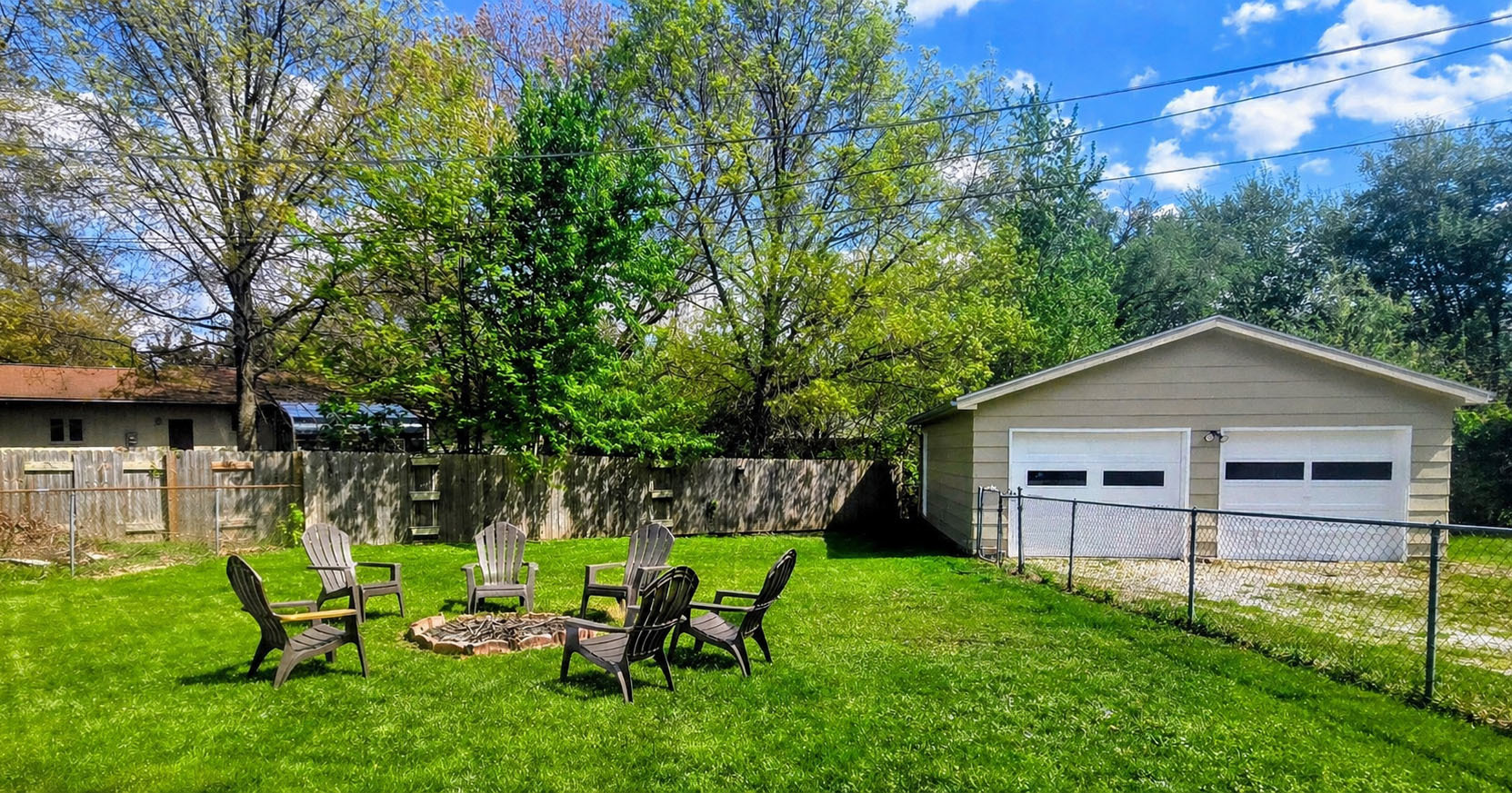 829 East Old Rte 47 Monticello, IL 61856 - Photo 14 of 16 a view of backyard of house with green space