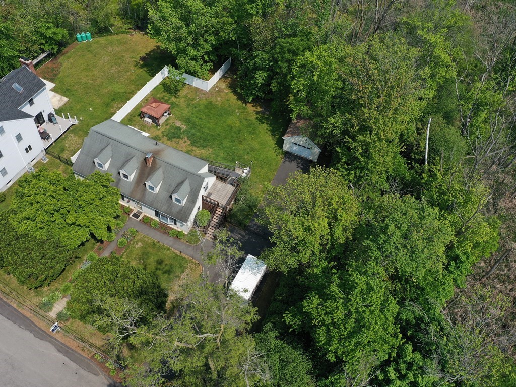54 Carlin Road Waltham, MA 02451 - Photo 39 of 41 an aerial view of house with yard
