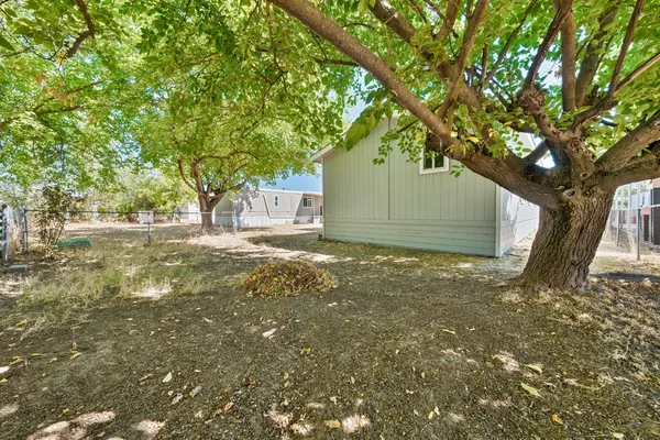 a house with trees in front of it