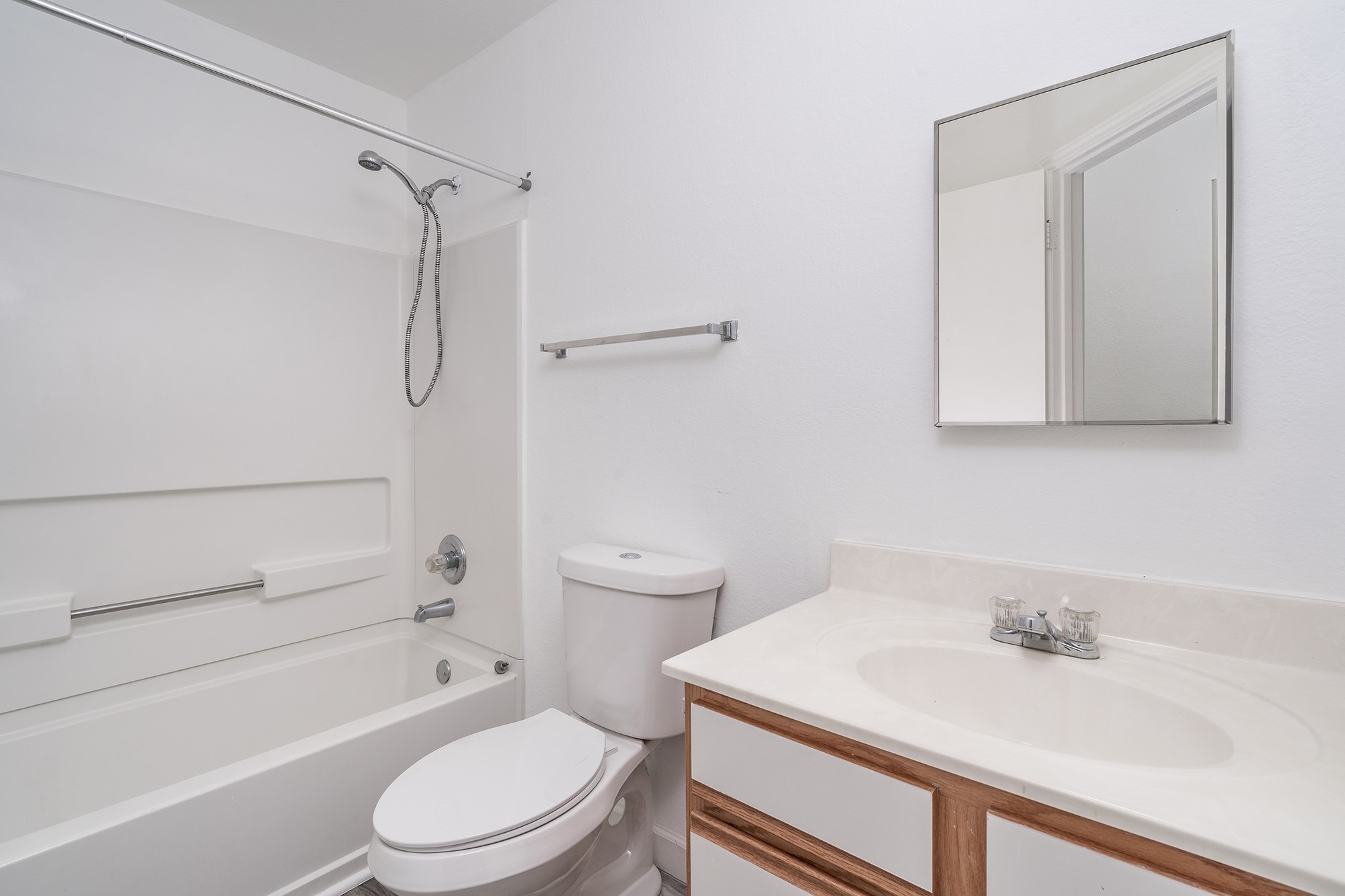 1305 Water Spaniel Way Round Rock, TX 78664 - Photo 21 of 27 a bathroom with a sink a toilet and shower