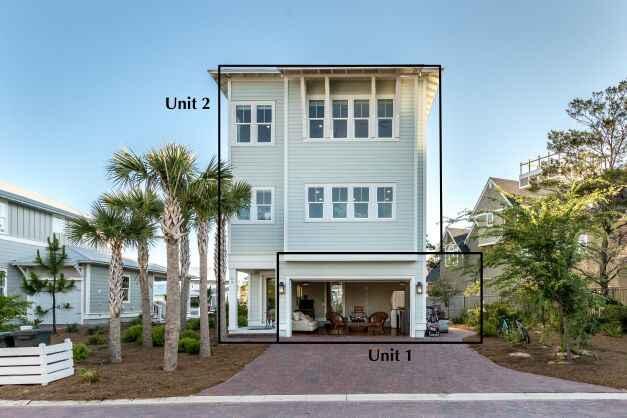 4 Clipper Street, Unit 1 Inlet Beach, FL 32461 - Photo 4 of 32 a view of a building with a yard