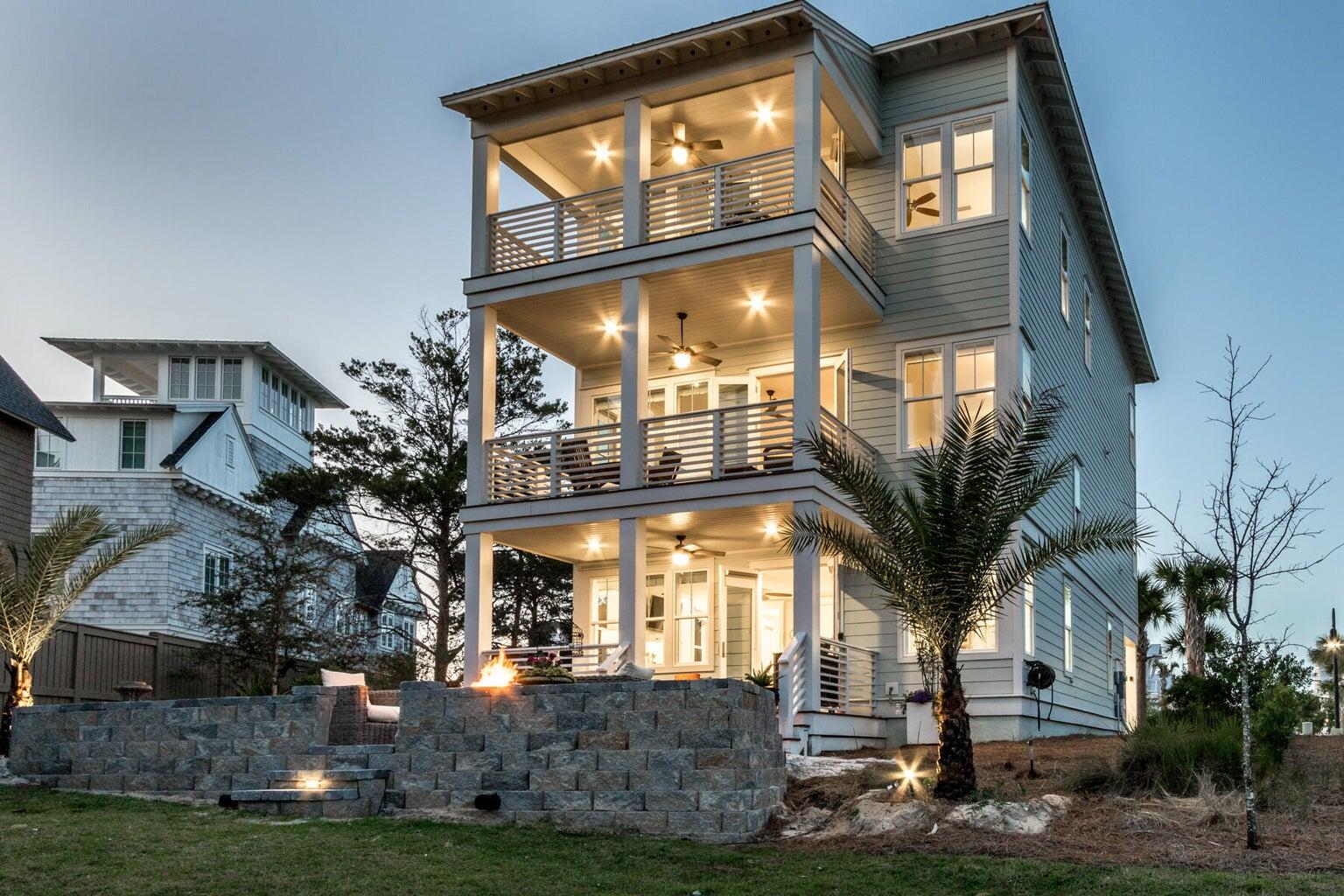 4 Clipper Street, Unit 1 Inlet Beach, FL 32461 - Photo 6 of 32 a front view of a house with a yard