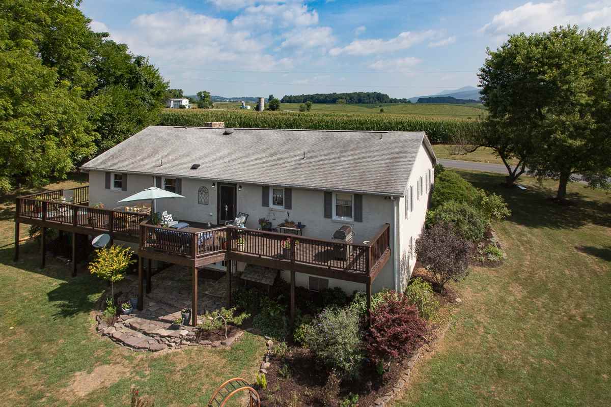5720 Battlefield Road Harrisonburg, VA 22801 - Photo 33 of 41 a aerial view of a house with table and chairs