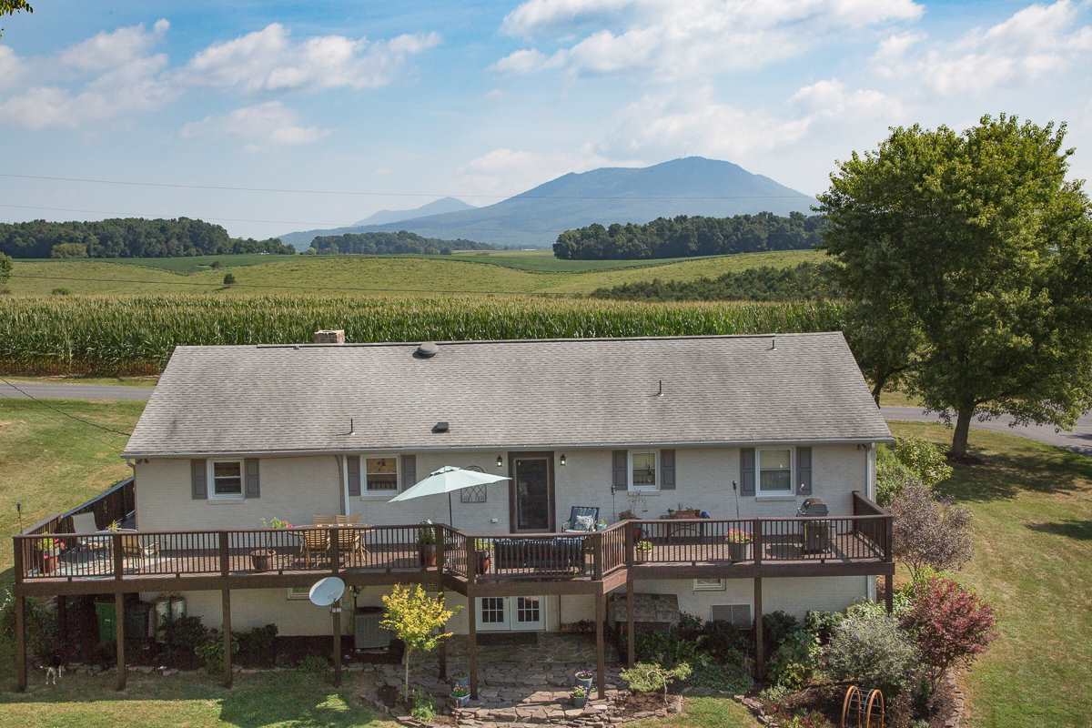 5720 Battlefield Road Harrisonburg, VA 22801 - Photo 39 of 41 an aerial view of a house with garden space and lake view
