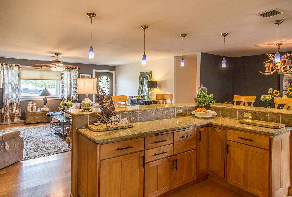 5720 Battlefield Road Harrisonburg, VA 22801 - Photo 5 of 41 a kitchen with sink and view of living room