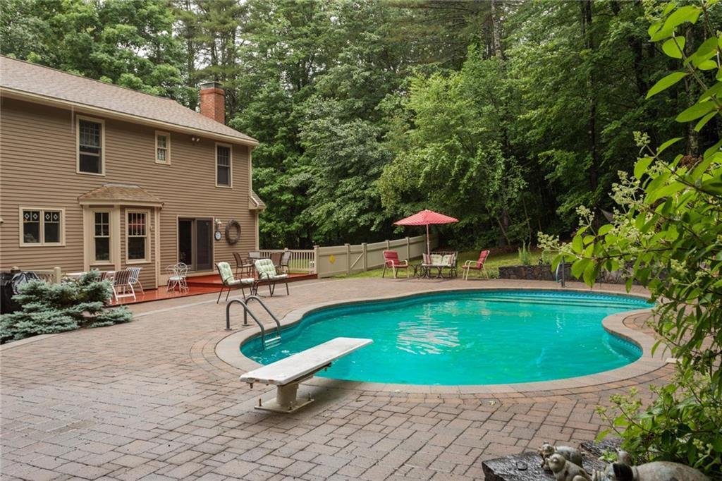 56 Sierra Ridge Road Eliot, ME 03903 - Photo 33 of 35 Backyard patio and Deck. Well...