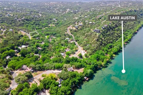 a view of a garden with a flower garden