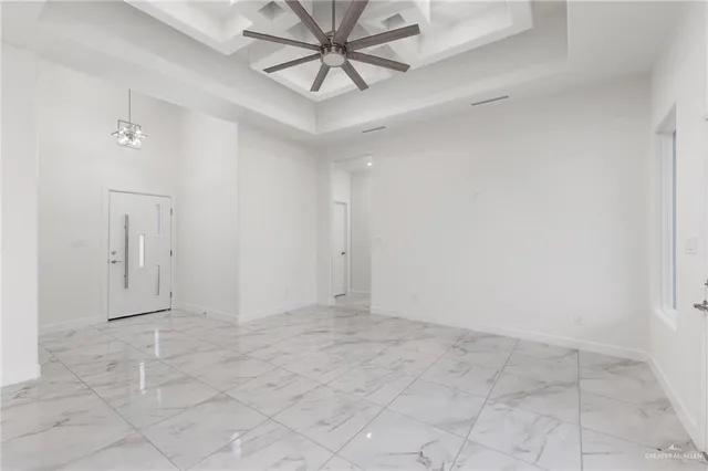 a view of an empty room