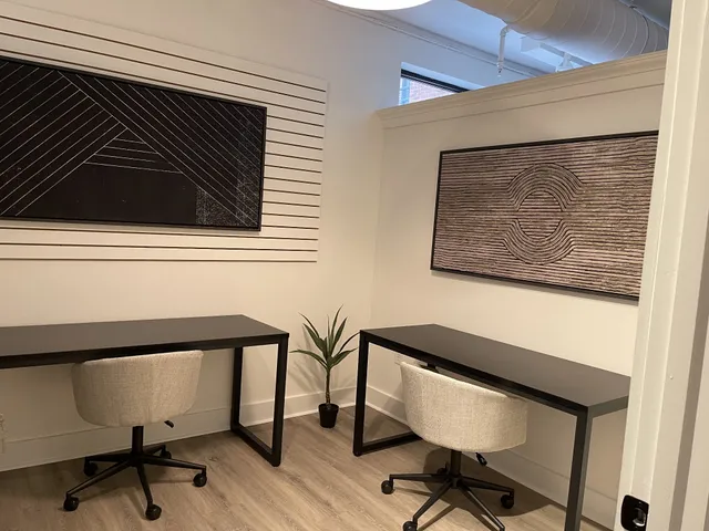 a view of workspace with windows