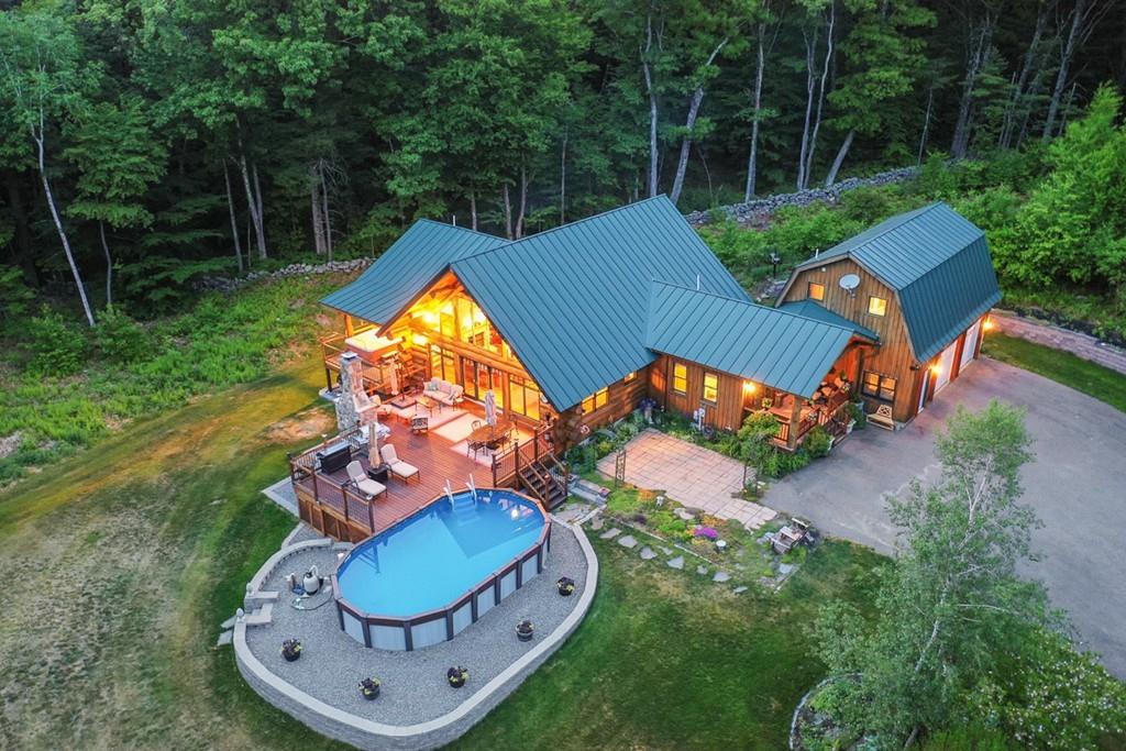 49 Beaman Road Princeton, MA 01541 - Photo 38 of 42 an aerial view of a house having outdoor space patio and entertaining space