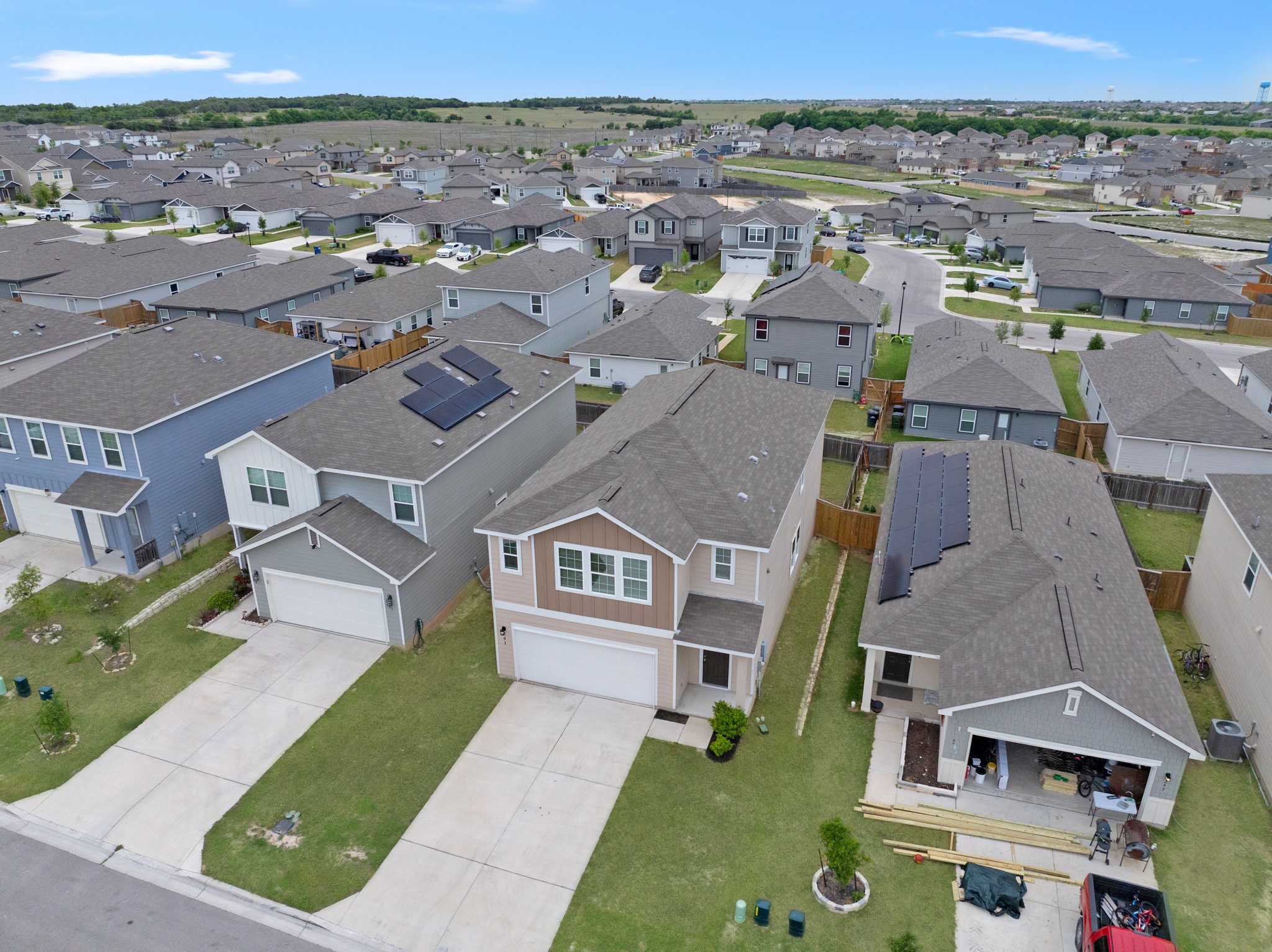 241 Night Riders Way Jarrell, TX 76537 - Photo 32 of 39 Aerial view of residential area