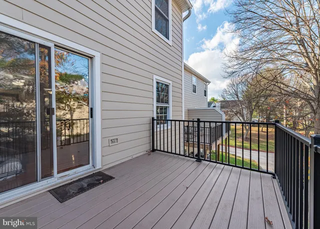 a view of a house with a large window