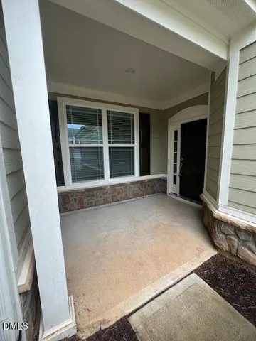 a view of a room with door