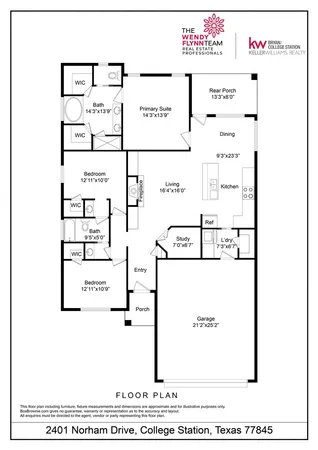 $345,000 | 2401 Norham Drive, College Station, TX 77845