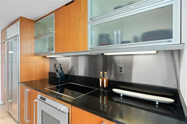 a balcony with view of ocean