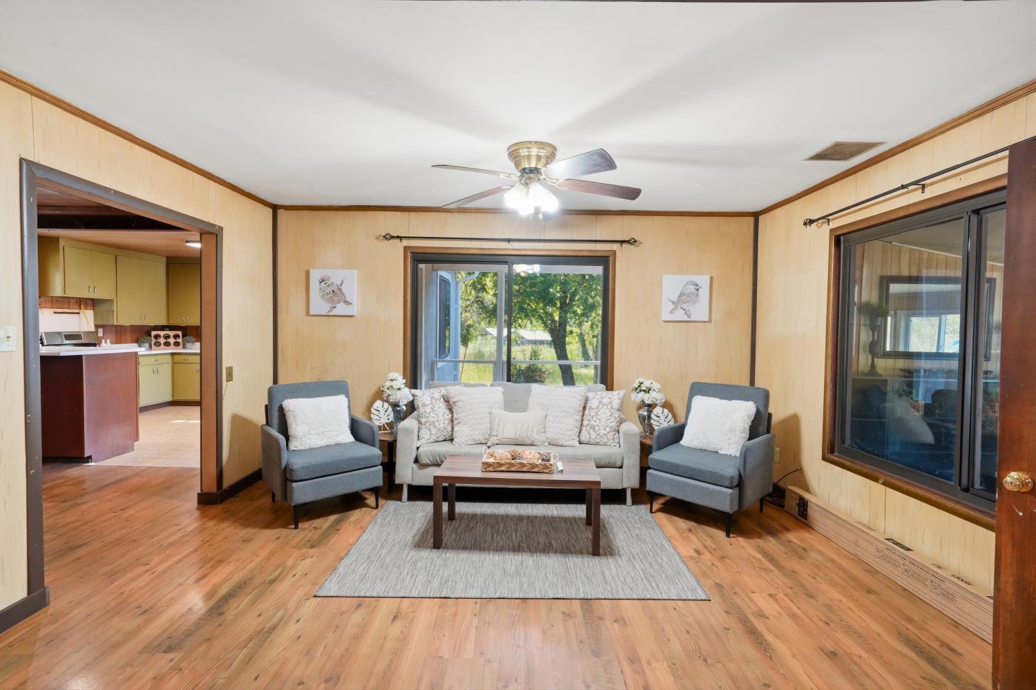 13351 Newtown Road Nevada City, CA 95959 - Photo 17 of 50 a living room with furniture and a large window