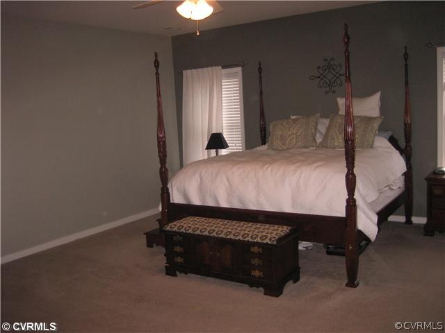 1307 Goswick Ridge Road Midlothian, VA 23114 - Photo 9 of 12 a bed sitting in a bedroom next to a window