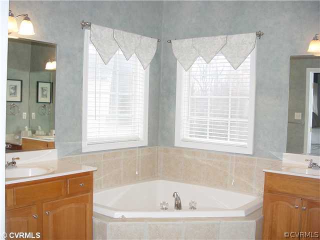 1307 Goswick Ridge Road Midlothian, VA 23114 - Photo 10 of 12 a white bath tub sitting next to a window