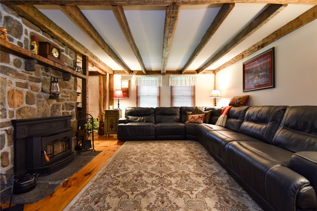 419 Sawmill Road Glocester, RI 02857 - Photo 8 of 50 Living room with fireplace