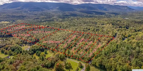 a view of an outdoor space and mountain view