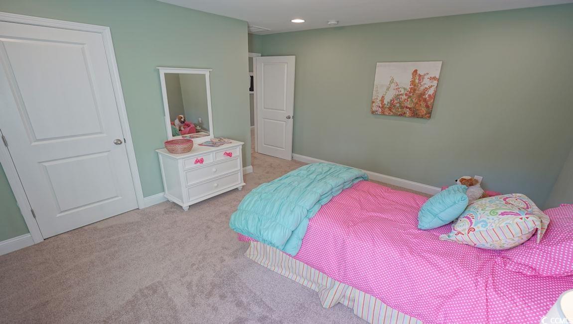 708 Rupert Drive Conway, SC 29526 - Photo 29 of 35 Bedroom featuring baseboards, light colored carpet, and recessed lighting