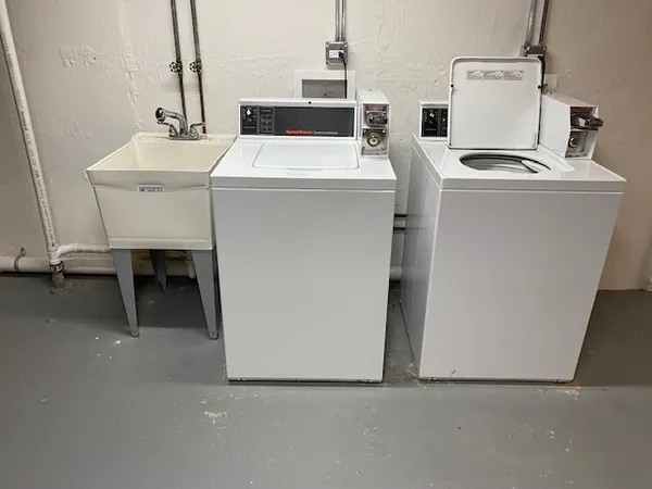 a view of a storage & utility room