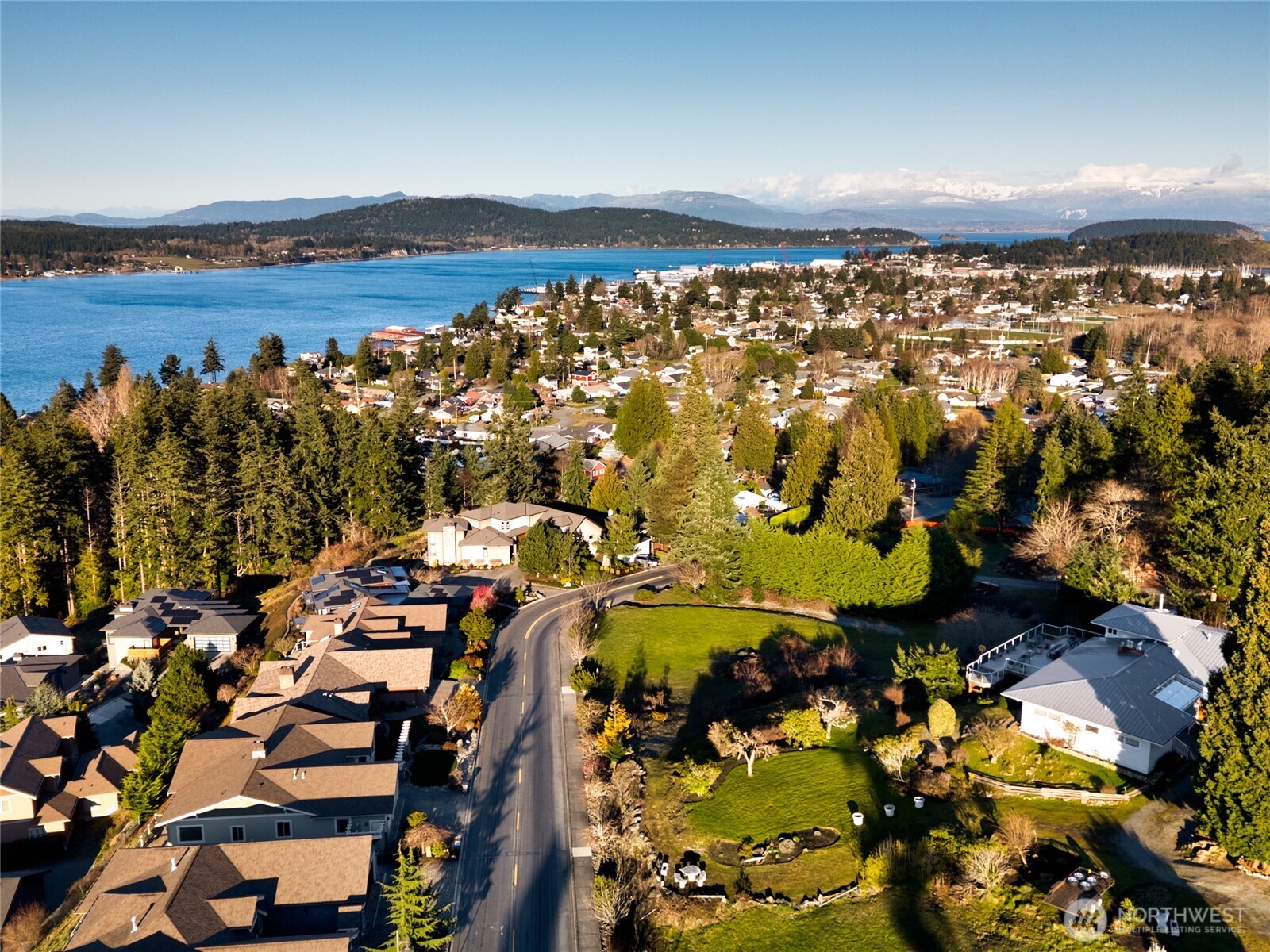 2707 17th Street Anacortes, WA 98221 - Photo 6 of 10 an aerial view of residential houses with outdoor space