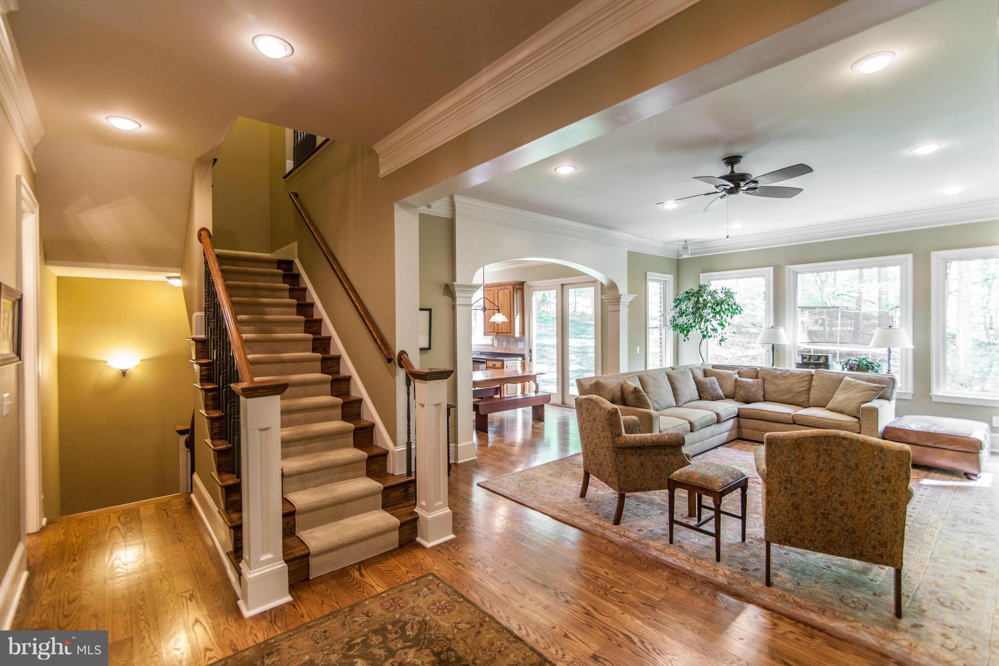 13448 Loyalty Road Leesburg, VA 20176 - Photo 15 of 30 Foyer Main Staircase to Upper and Lower Level